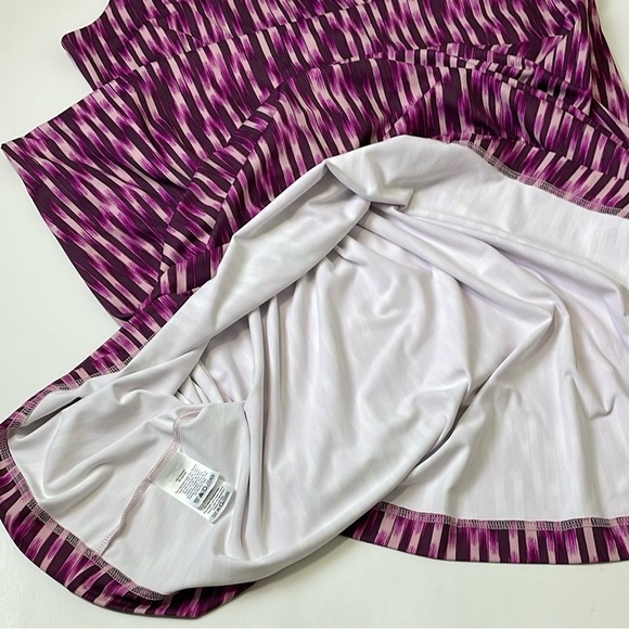 NWT Eddie Bauer Women’s Space Dyed Aster Cranberry Maxi Dress Size L Racer Back - Picture 11 of 16